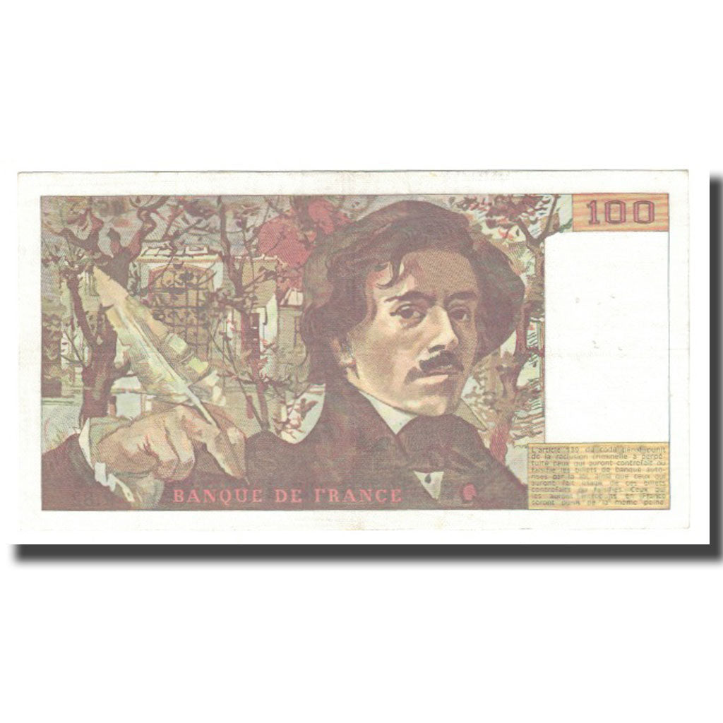 Frankrijk, 100 Francs, 1984, STROHL TRONCHE DENTAUD, SUP, Fayette:69.8a, KM:154b