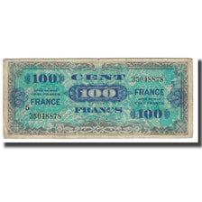 France, 100 Francs, 1944, VF(30-35), Fayette:25.05, KM:123c