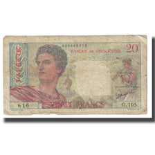 Banknote, Tahiti, 20 Francs, 1951-1963, KM:21c, VF(20-25)