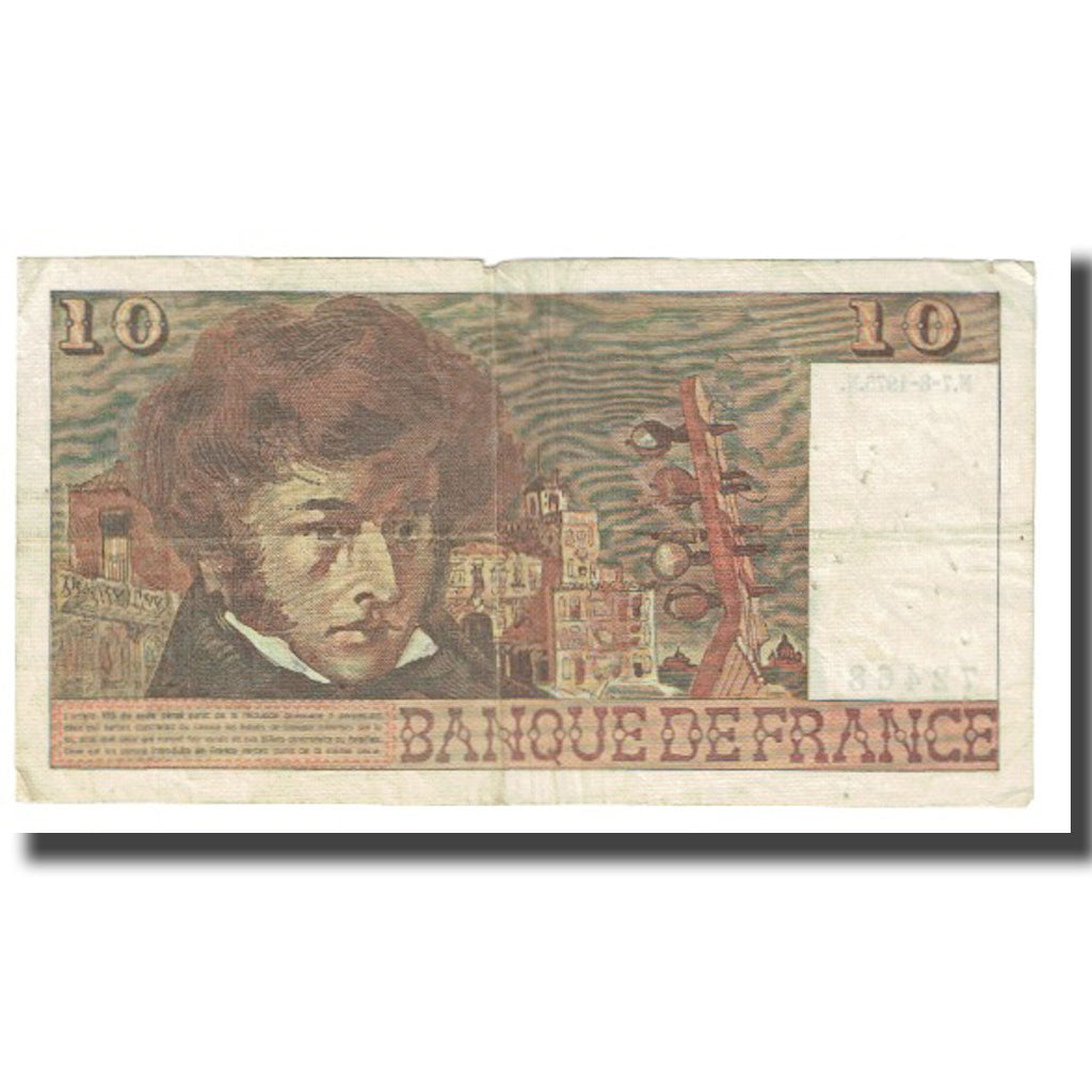 Frankrijk, 10 Francs, 1975, morant, bouchet, tronches, 1975-08-07, TB