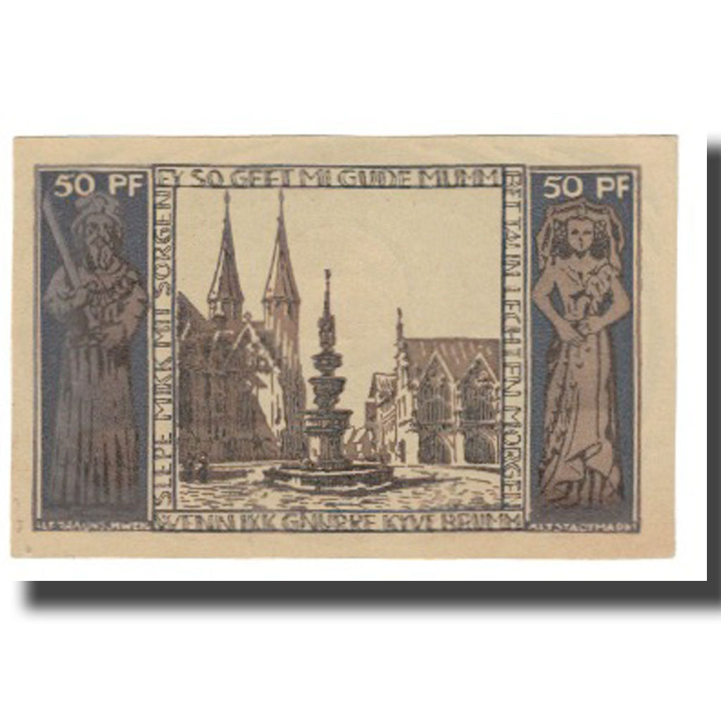 Banknote, Germany, Braunschweig, 50 Pfennig, place, 1923, 1923-05-01