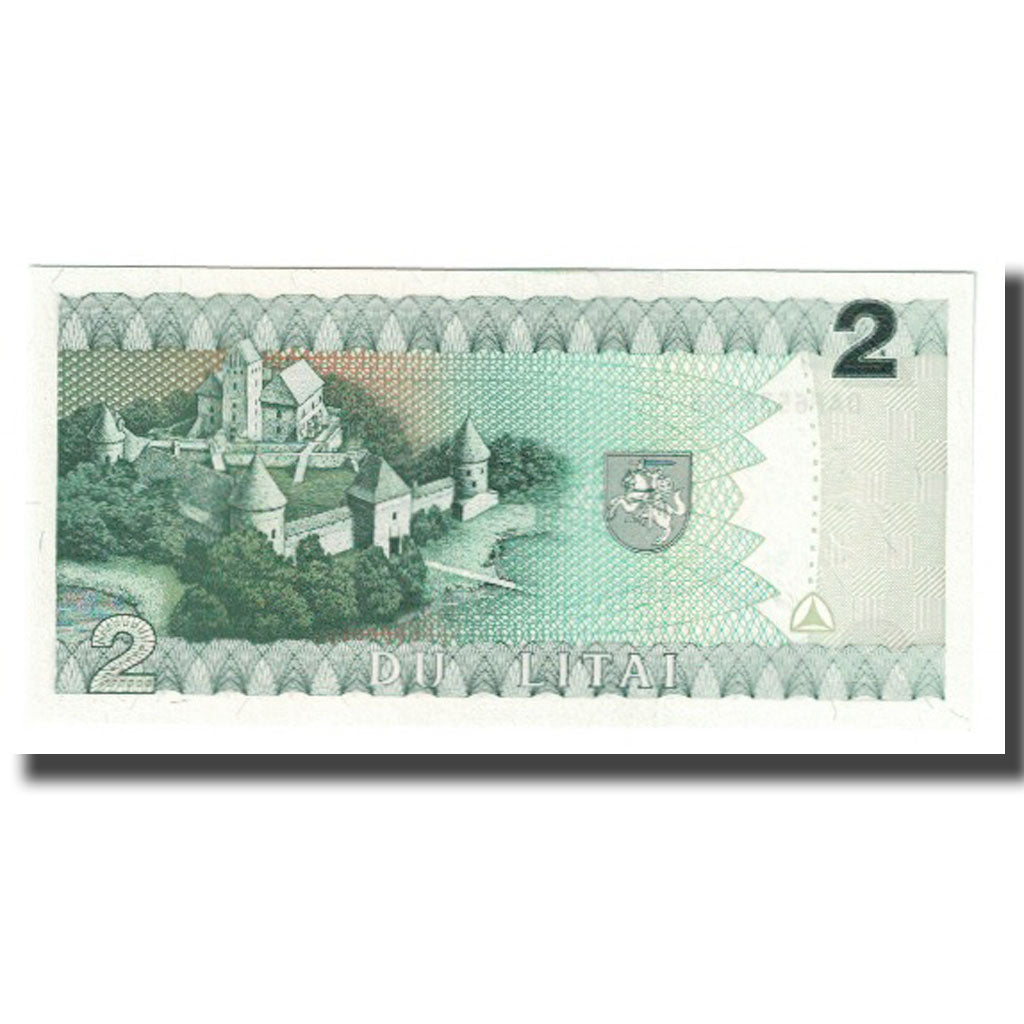 Banknote, Lithuania, 2 Litai, 1993, KM:54a, UNC(65-70)