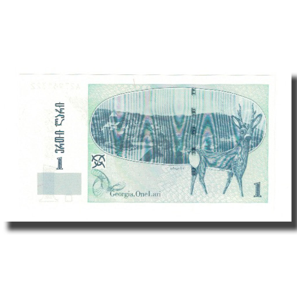 Banconote, Georgia, 1 Lari, 2002, KM:68a, FDS