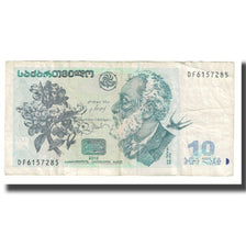 Banknot, Georgia, 10 Lari, 2012, KM:71d, EF(40-45)