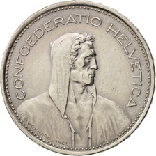 Svizzera, 5 Francs, 1968, Bern, BB, Rame-nichel, KM:40a.1
