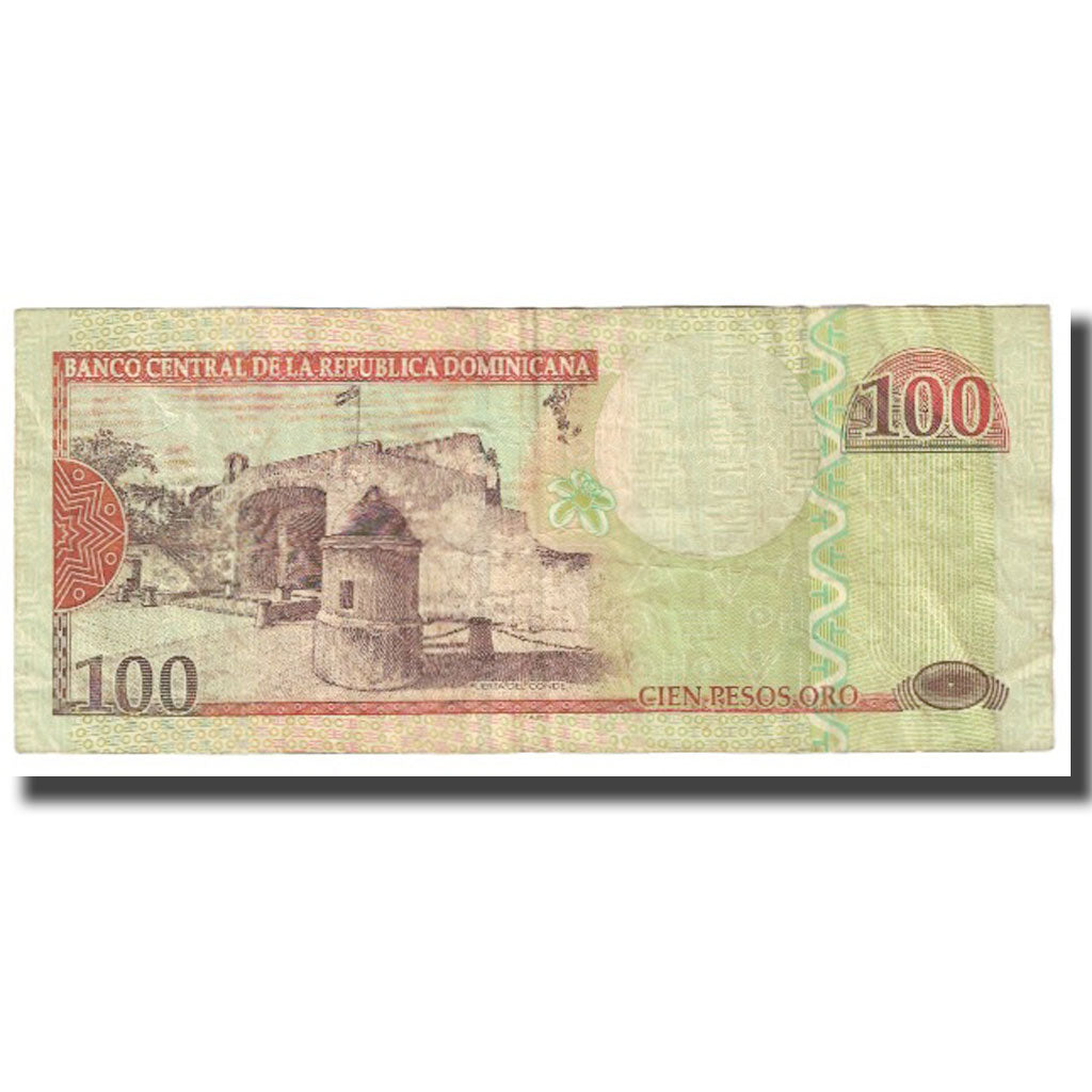 Banknote, Dominican Republic, 100 Pesos Dominicanos, 2003, KM:184a, EF(40-45)