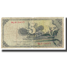 Banknote, GERMANY - FEDERAL REPUBLIC, 5 Deutsche Mark, 1948, 1948-12-09, KM:13g