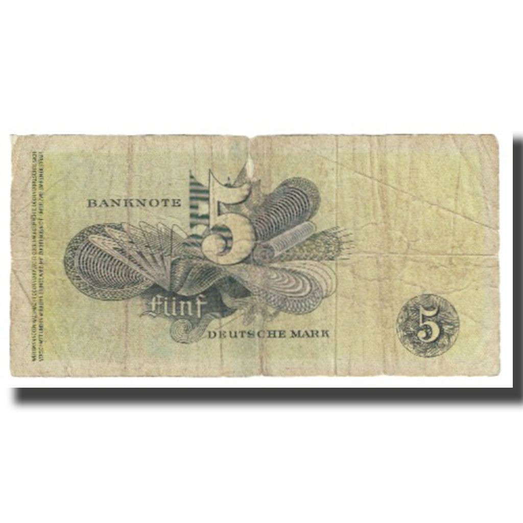 Banknote, GERMANY - FEDERAL REPUBLIC, 5 Deutsche Mark, 1948, 1948-12-09, KM:13g