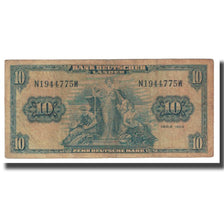 Banknote, GERMANY - FEDERAL REPUBLIC, 10 Deutsche Mark, 1949, KM:16a, VF(20-25)