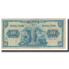 Billet, République fédérale allemande, 10 Deutsche Mark, 1949, KM:16a, TB
