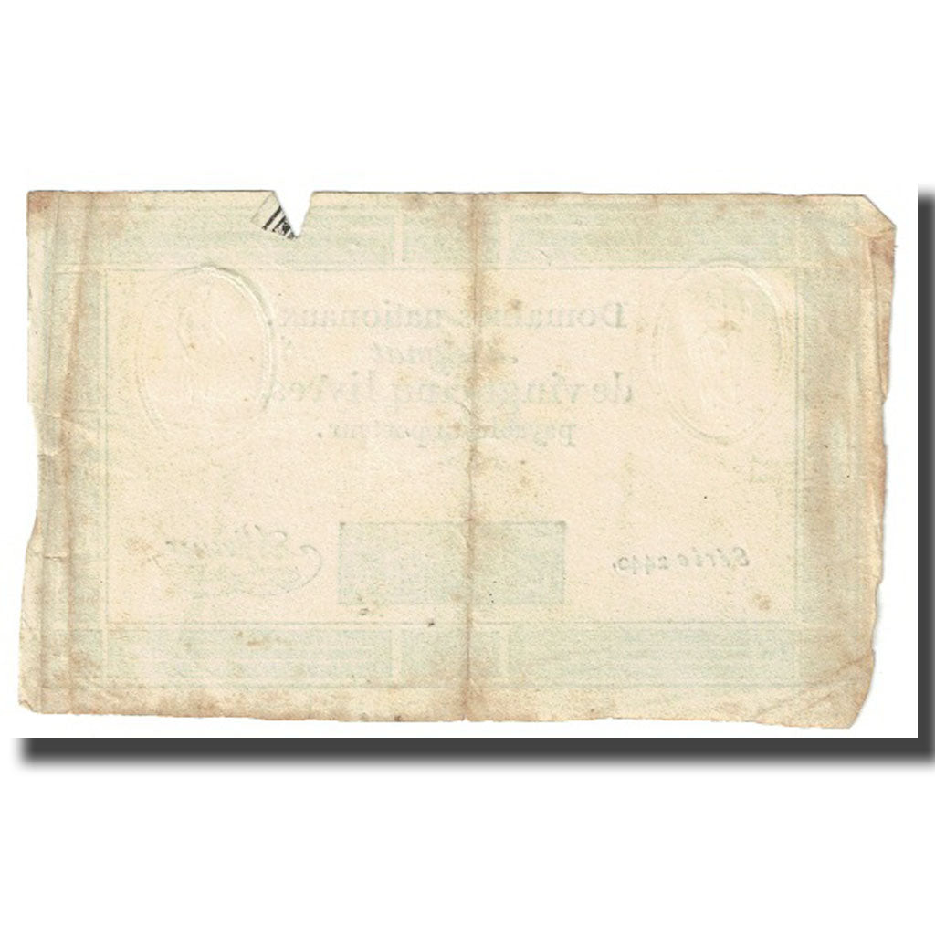 Francia, 25 Livres, 1793, Jame, 1793-06-06, BC+, KM:A71