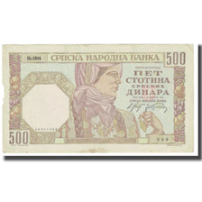 Banknote, Serbia, 500 Dinara, 1941, 1941-05-01, KM:27A, EF(40-45)