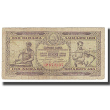 Banknot, Jugosławia, 100 Dinara, 1946, 1946-05-01, KM:65a, VF(20-25)