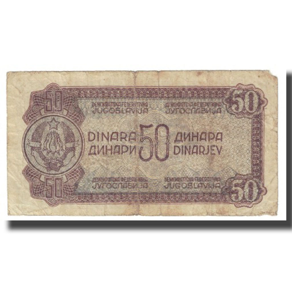 Banknote, Yugoslavia, 50 Dinara, KM:52a, VF(20-25)