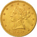 United States, Coronet Head, $10, Eagle, 1907, Philadelphia, AU(50-53), KM 102