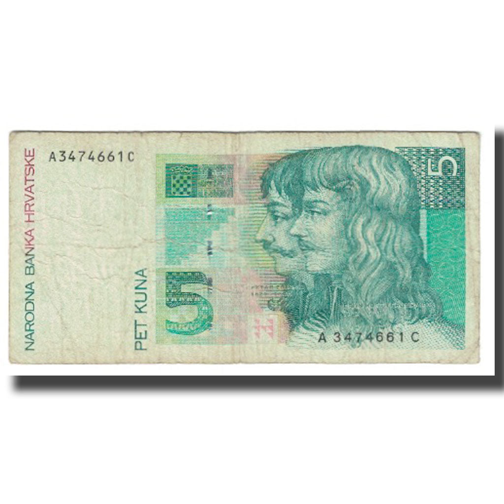 Banknote, Croatia, 5 Kuna, 2001, 2001-03-07, KM:28a, VF(20-25)