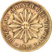 Uruguay, 2 Centesimos, 1869, Birmingham, VF(30-35), Bronze, KM:12