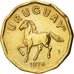 Uruguay, 10 Centesimos, 1976, Santiago, BB, Alluminio-bronzo, KM:66