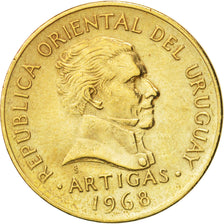 Monnaie, Uruguay, 10 Pesos, 1968, Santiago, TTB, Nickel-brass, KM:51