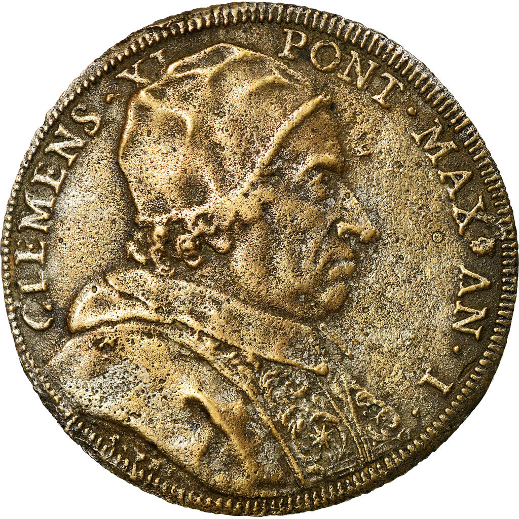 Vatican, Medal, Clément XI, Religions & beliefs, VF(20-25), Bronze