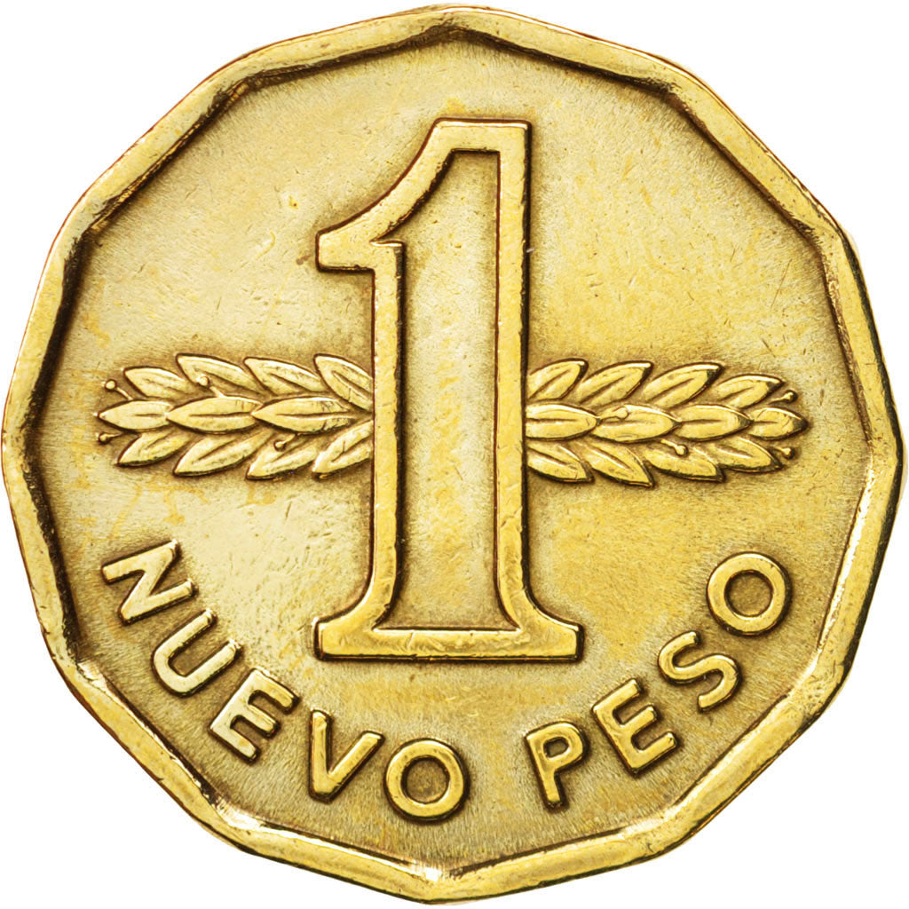 Uruguay, Nuevo Peso, 1976, Santiago, EF(40-45), Aluminum-Bronze, KM:69