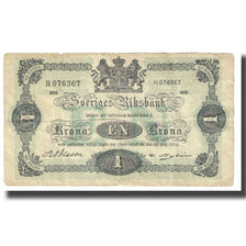 Billet, Suède, 1 Riksdaler, 1873, 1873-05-30, KM:A139b, TB