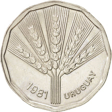 Uruguay, 2 Nuevos Pesos, 1981, AU(50-53), Copper-Nickel-Zinc, KM:77
