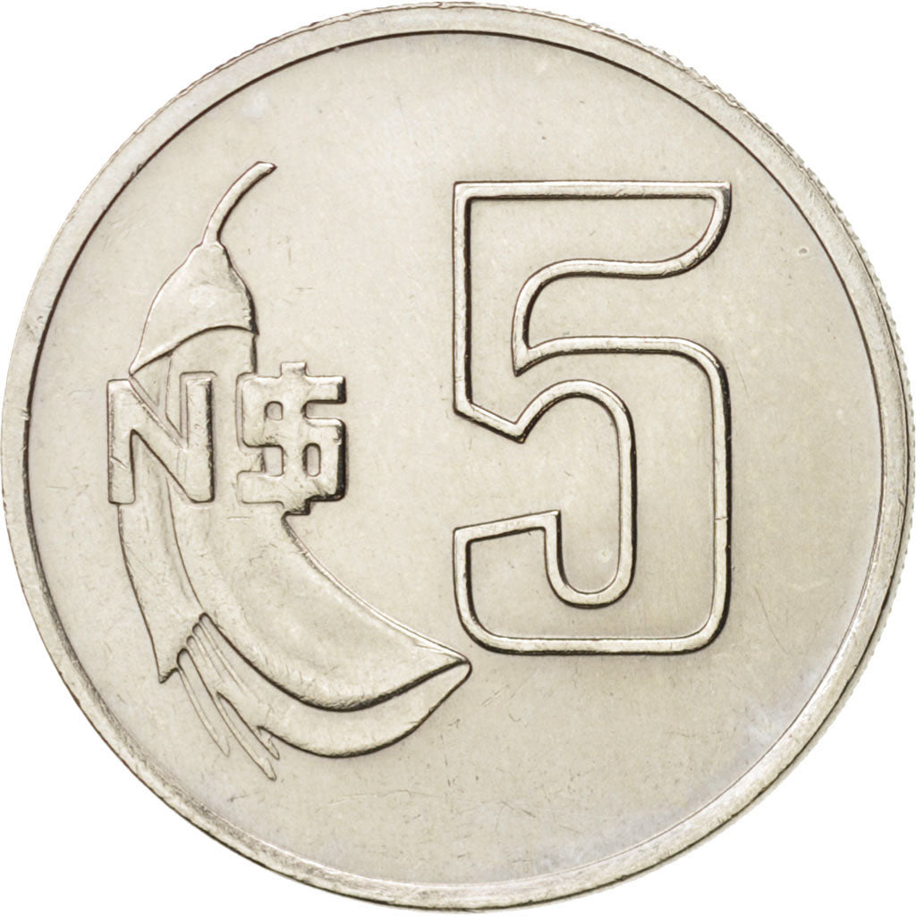 Uruguay, 5 Nuevos Pesos, 1980, Santiago, AU(55-58), Copper-Nickel-Zinc, KM:75