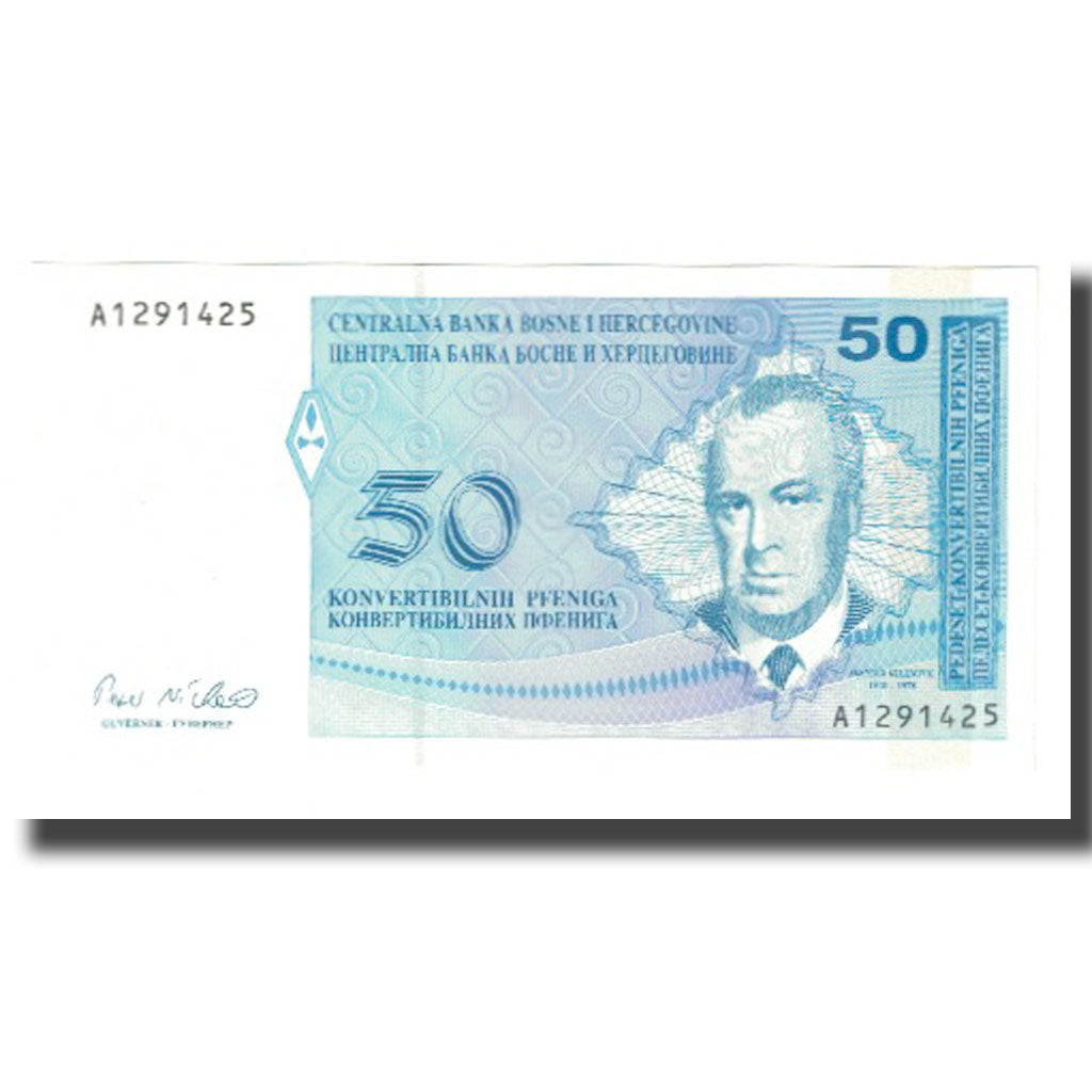 Billete, 50 Convertible Pfeniga, Bosnia - Herzegovina, KM:57a, UNC