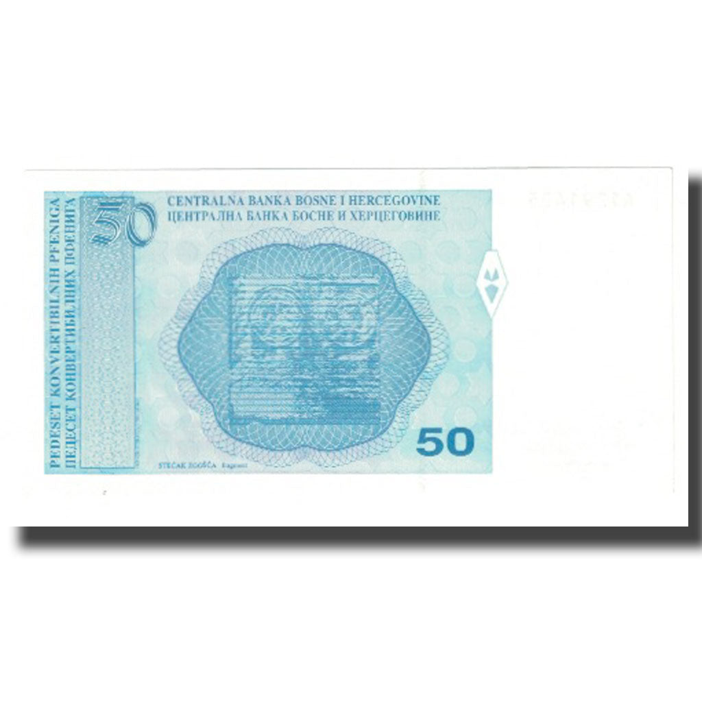 Billete, 50 Convertible Pfeniga, Bosnia - Herzegovina, KM:57a, UNC