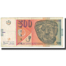 Biljet, Macedonië, 500 Denari, 1996, 1996-09-08, KM:17a, TB