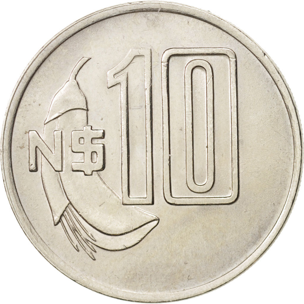 Coin, Uruguay, 10 Nuevos Pesos, 1981, Santiago, AU(55-58), Copper-nickel, KM:79
