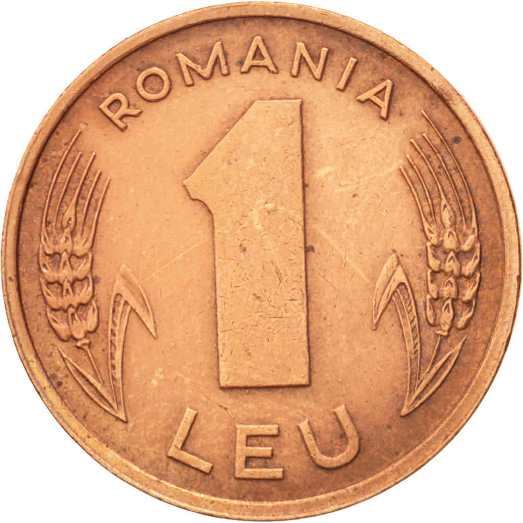 Romania, Leu, 1993, EF(40-45), Copper Plated Steel, KM:115