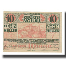 Banknote, Austria, Vöslau N.Ö. Gemeinde, 10 Heller, Blason, 1920, 1920-12-31