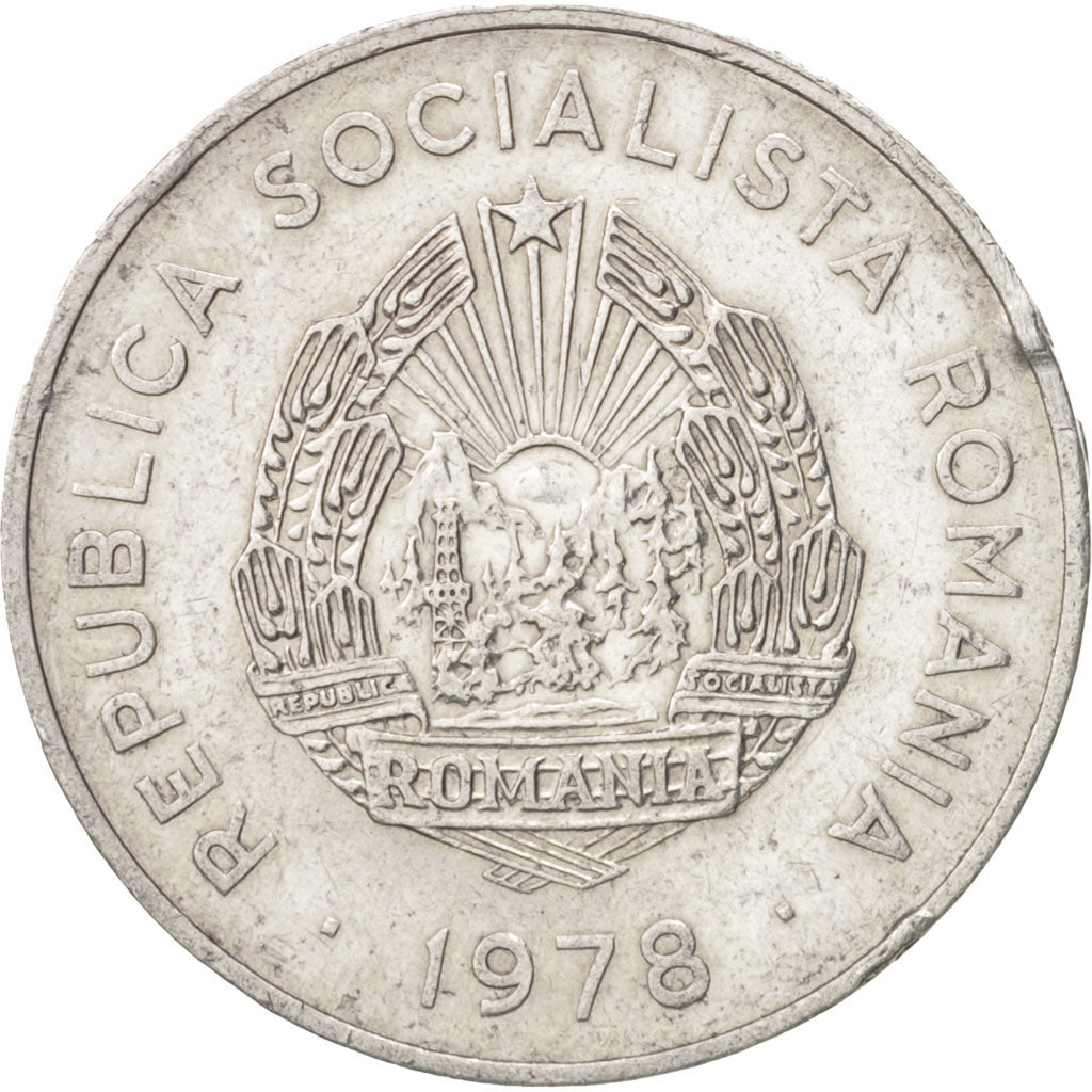 Romania, 5 Lei, 1978, EF(40-45), Aluminum, KM:97