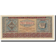 Banknot, Chorwacja, 5000 Kuna, 1943, KM:13a, UNC(63)