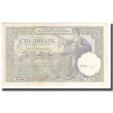Banknote, Yugoslavia, 100 Dinara, 1929, KM:R13b, EF(40-45)