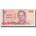Geldschein, Thailand, 100 Baht, KM:114, SS