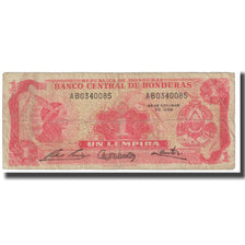 Billete, 1 Lempira, 1968, Honduras, 1968-10-25, KM:55b, BC