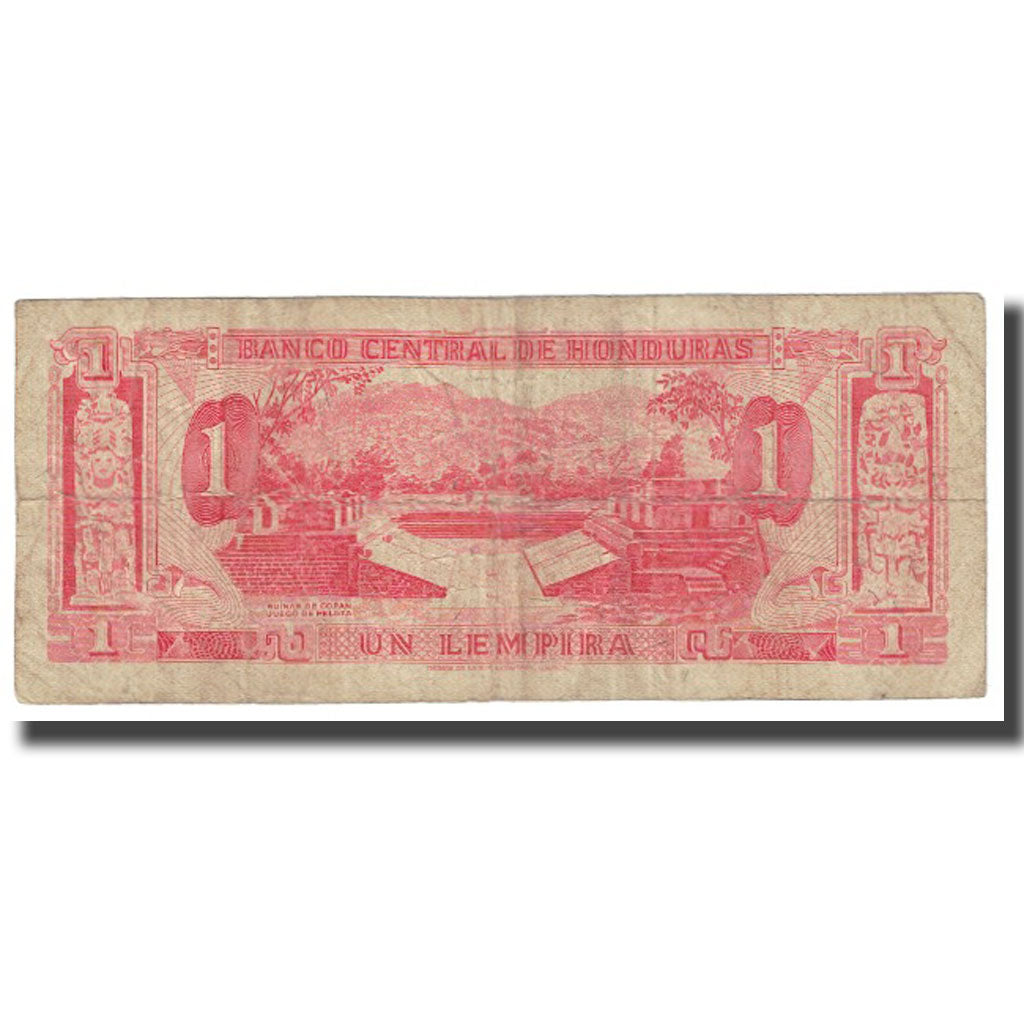 Billete, 1 Lempira, 1968, Honduras, 1968-10-25, KM:55b, BC