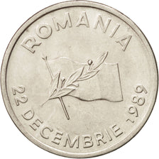 Romania, 10 Lei, 1992, AU(50-53), Nickel Clad Steel, KM:108