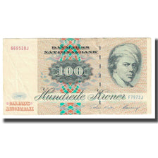 Banknote, Denmark, 100 Kroner, 1972, KM:51r, EF(40-45)
