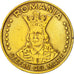 Romania, 20 Lei, 1992, EF(40-45), Brass Clad Steel, KM:109