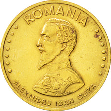 Romania, 50 Lei, 1991, EF(40-45), Brass Clad Steel, KM:110