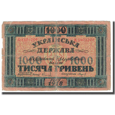 Banknote, Ukraine, 1000 Hryven, 1918, KM:24, VG(8-10)