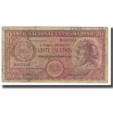 Banknote, Saint Thomas and Prince, 20 Escudos, 1958, 1958-11-20, KM:36a