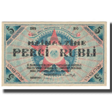 Nota, Letónia, 5 Rubli, 1920, KM:R3a, UNC(65-70)