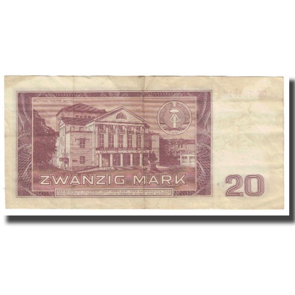 Banknote, Germany - Democratic Republic, 20 Mark, 1964, KM:24a, EF(40-45)