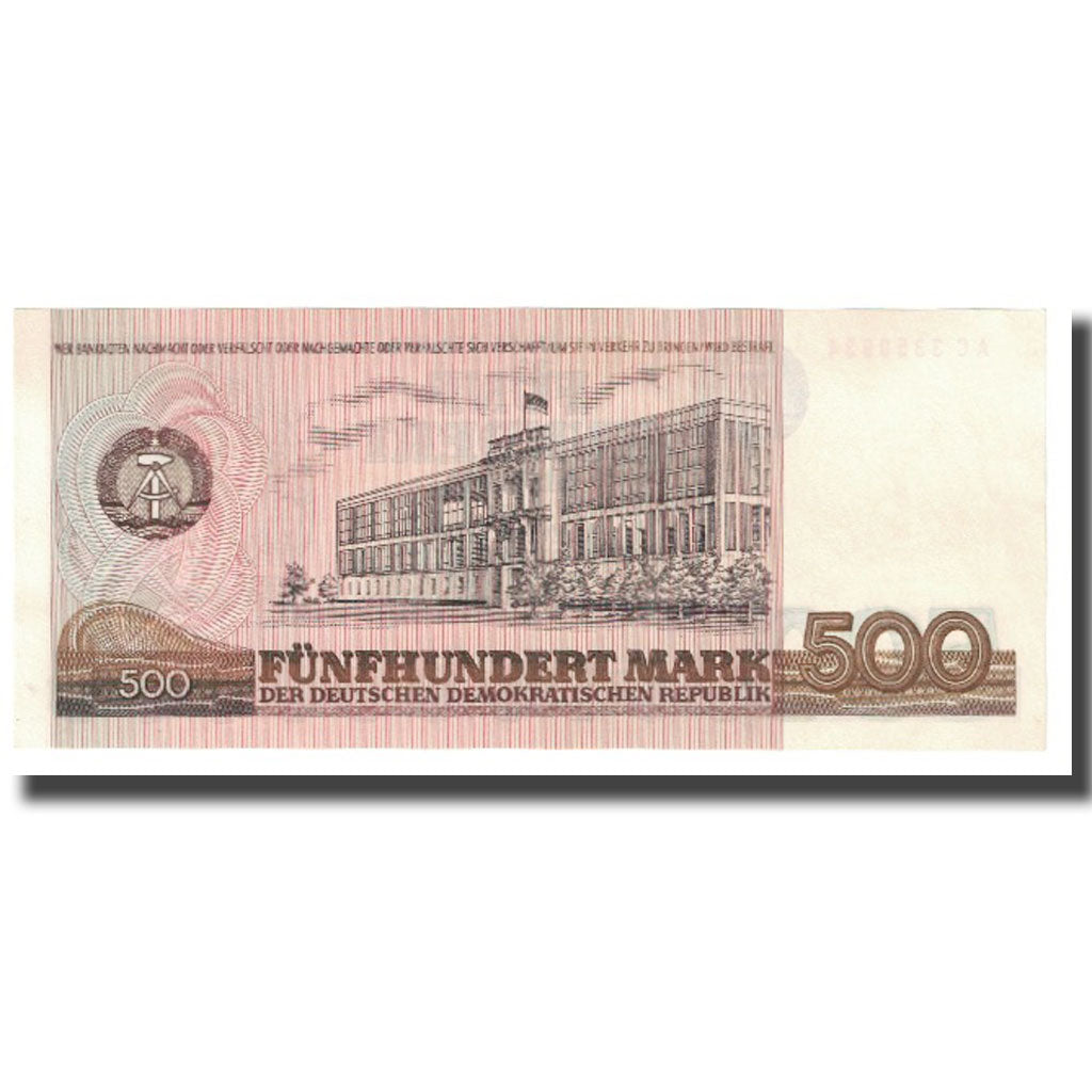 Banknote, Germany - Democratic Republic, 500 Mark, 1985, KM:33, UNC(65-70)
