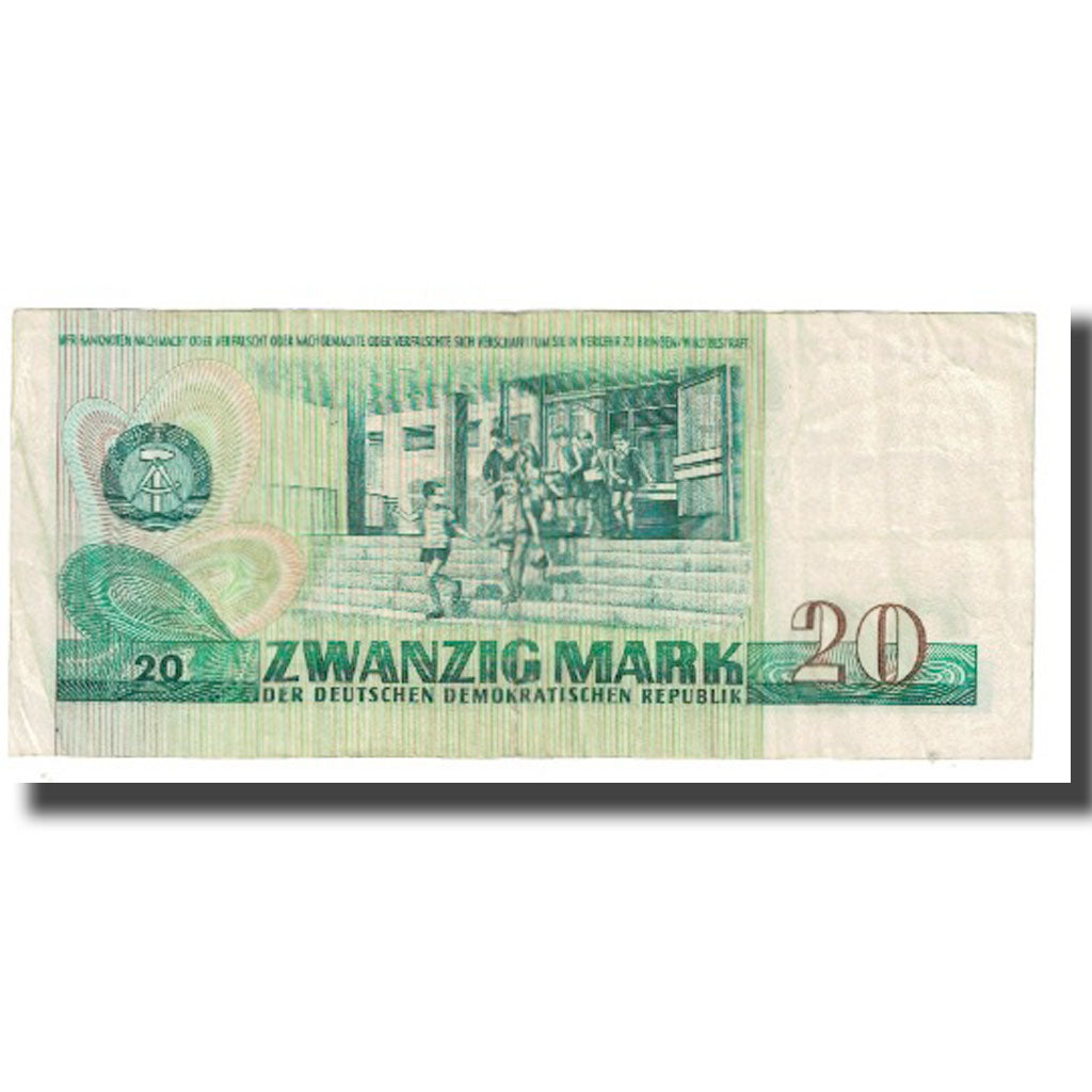 Banknote, Germany - Democratic Republic, 20 Mark, 1975, KM:29a, EF(40-45)